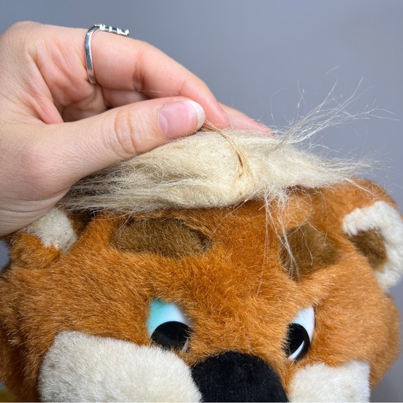 Vintage Zellers Canada Store Zeddy Teddy Bear Mascot Yellow Shirt 90s Plush Toy - Picture 10 of 16